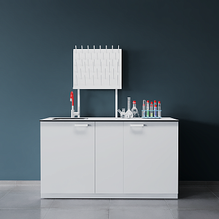 Мойка лабораторная ЛК-1500 СМС (кол-во раковин - 1)